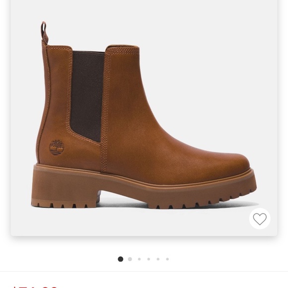 New without box Timberland Carnaby chelsea boots 7.5 - Picture 4 of 15
